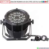 GBR-TL1861A led 18X15w waterproof outdoor led par lights dmx 512