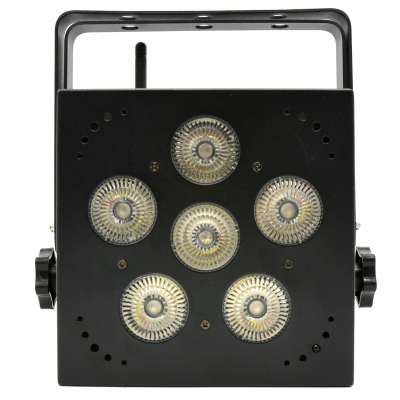 led par light 6pcs 18w 6in1 rgbwa+uv ir remote control led stage par light